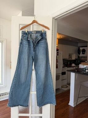 Levi's Light Blue Wide-Leg Jeans